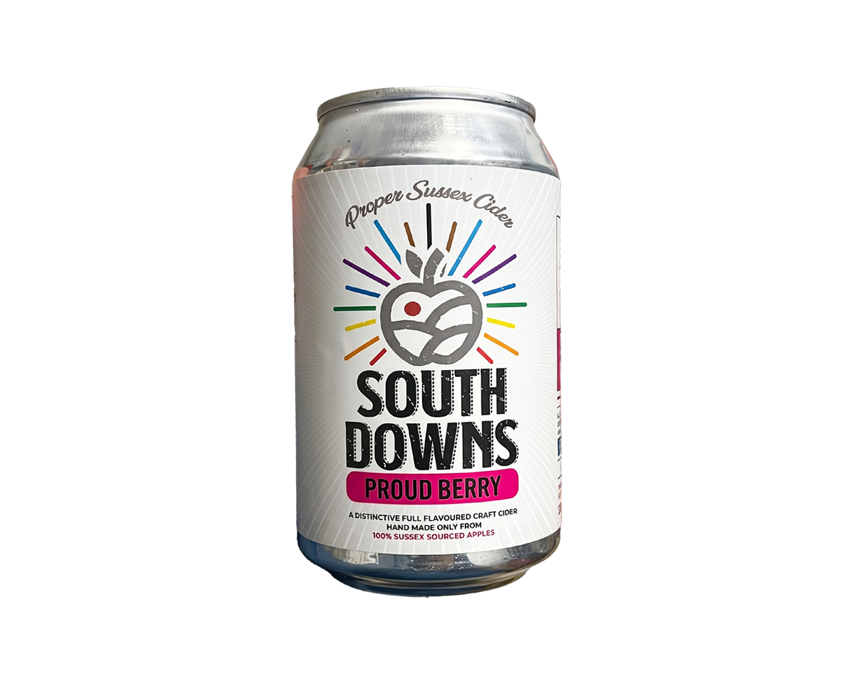 South Downs Proud Berry Cider Half Case - 12 x 330ml Cans