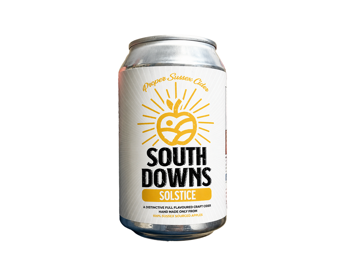 South Downs Solstice Cider Half Case - 12 x 330ml Cans